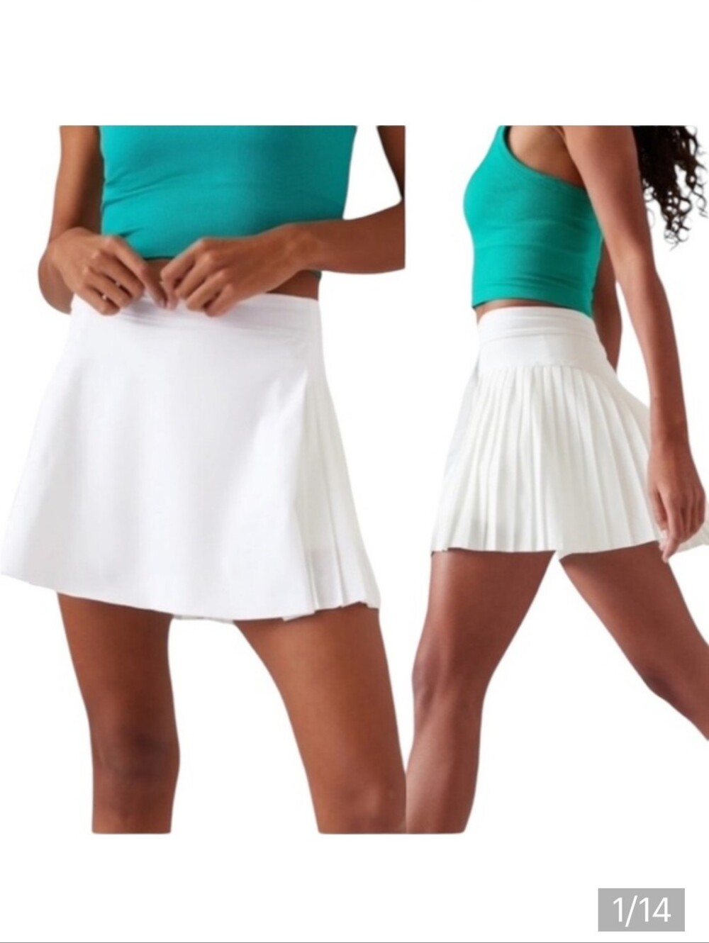 Athleta Advantage Skort Size XL White.